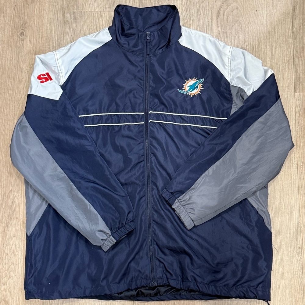 Vintage Dunbrooke Miami Dolphins SI Full Zip Men’s Windbreaker XXL